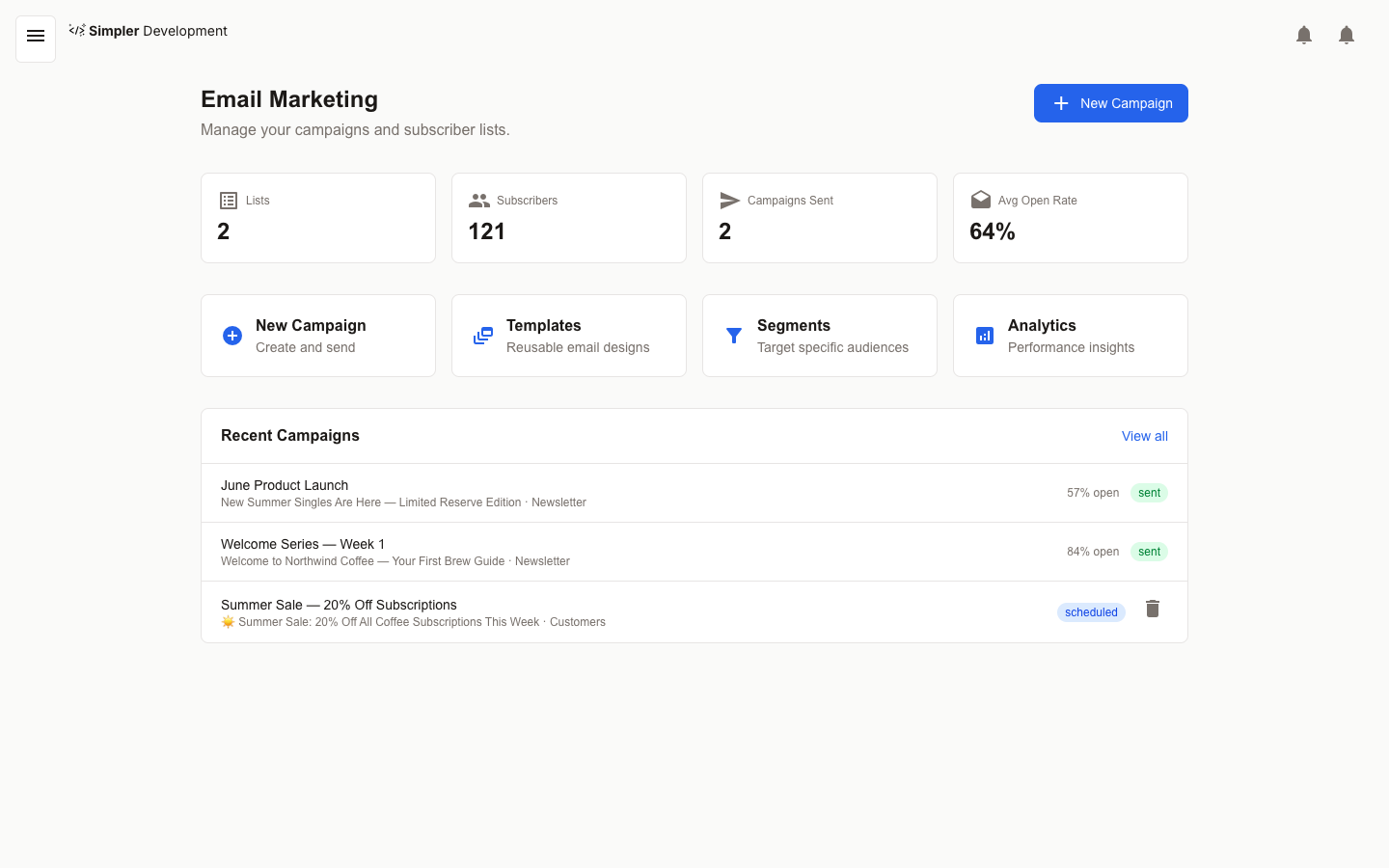 Email Campaigns That Convert — Email overview