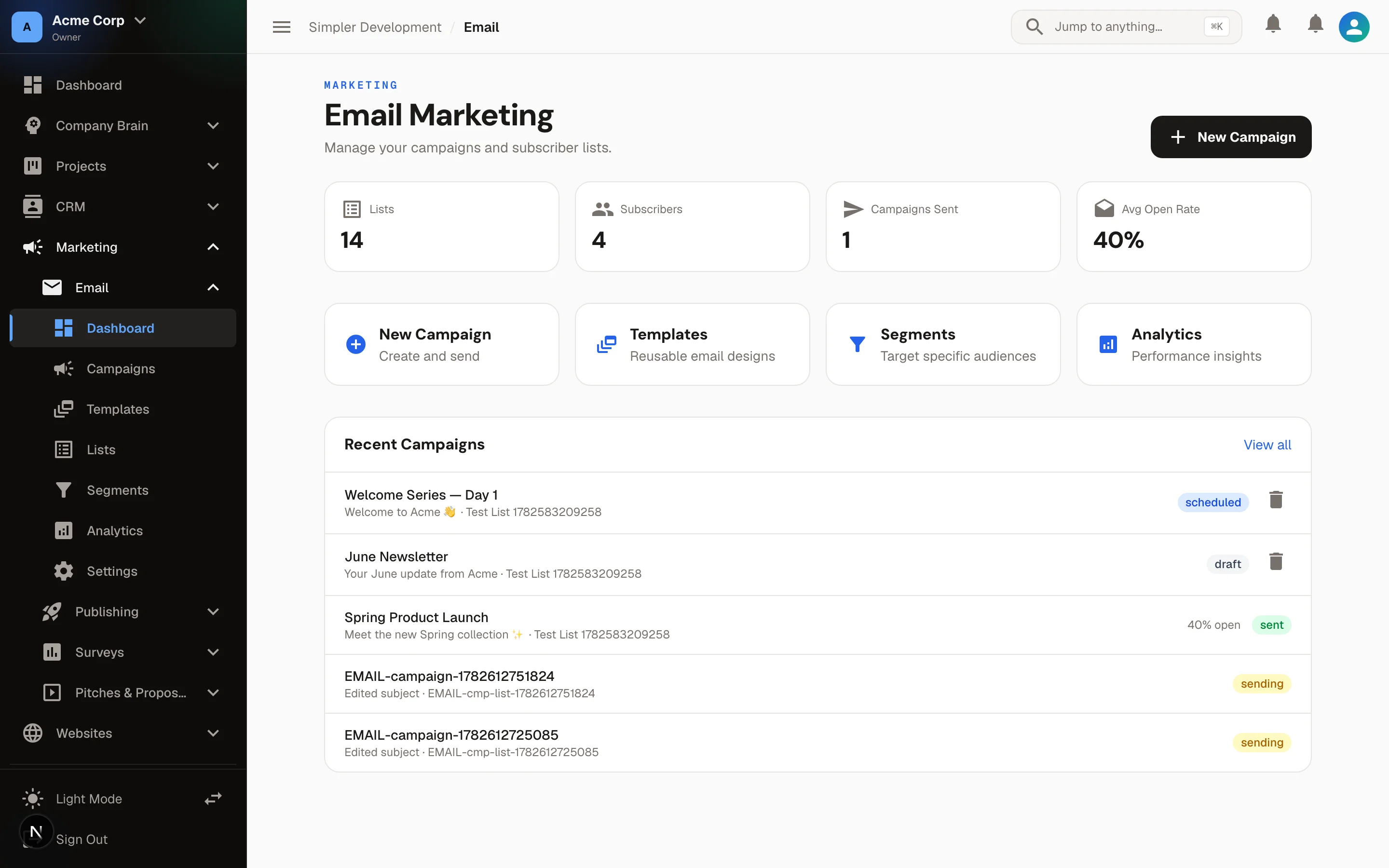 Email Campaigns That Convert — Email overview